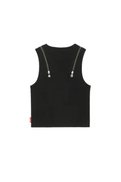 Zip Straps Tank Top-Teddy Fresh Hot